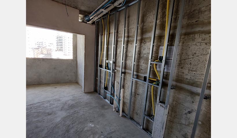Estruturação de drywall
