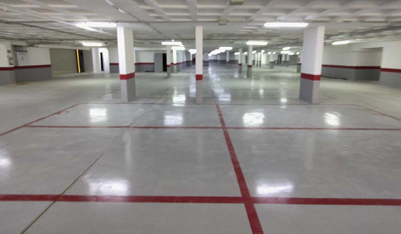 Demarcação de vagas