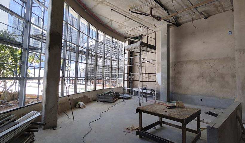 Esquadrias do lounge